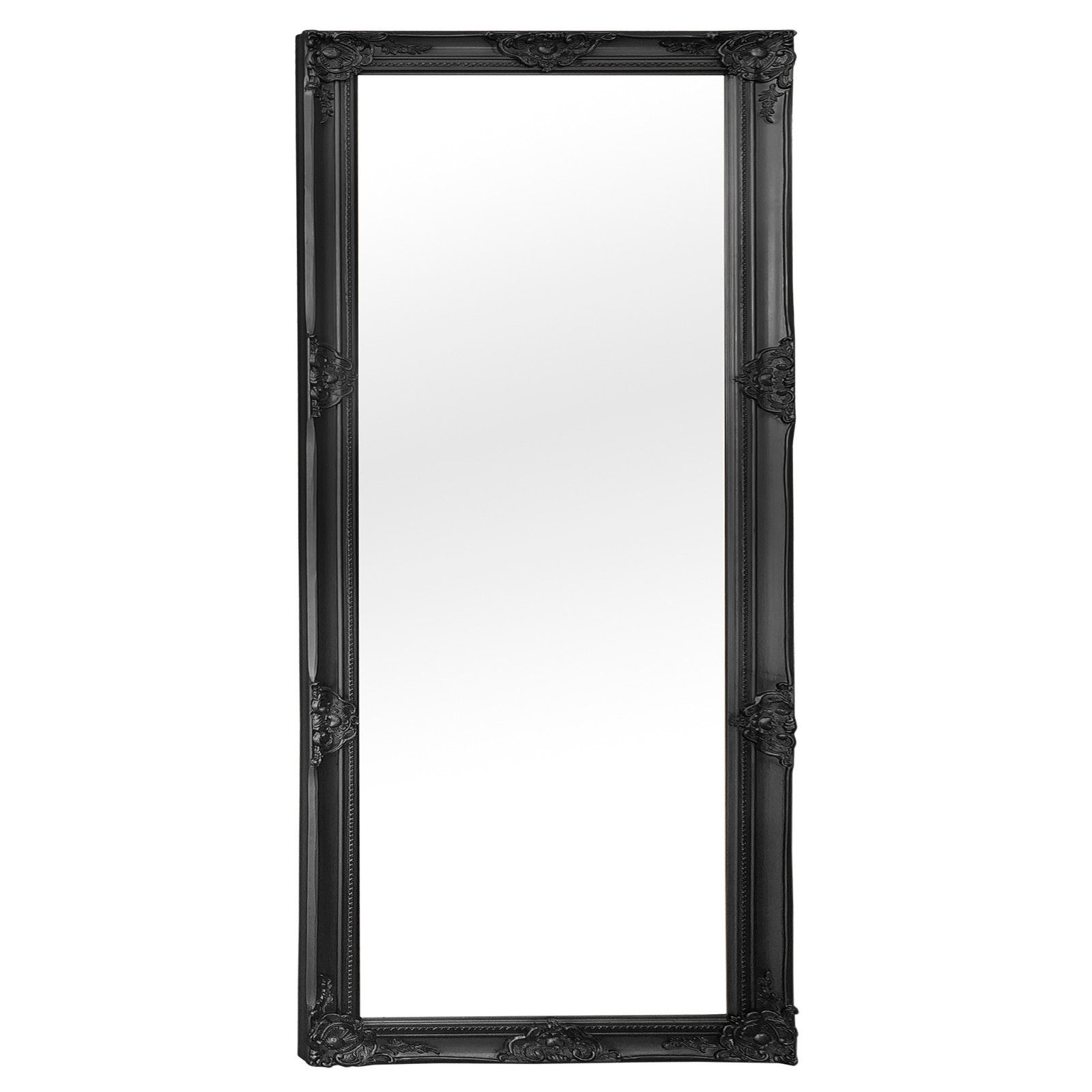 Wandspiegel Holz schwarz ca.80x180cm