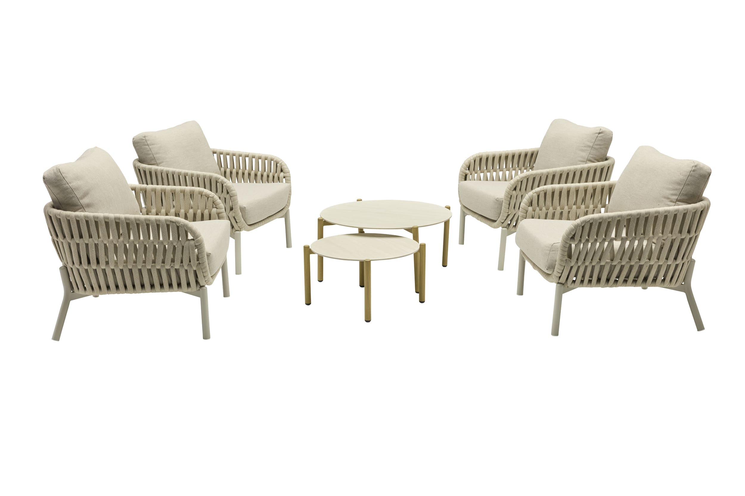 Dining-Sessel "Terrano" Natur/Beige/Taup