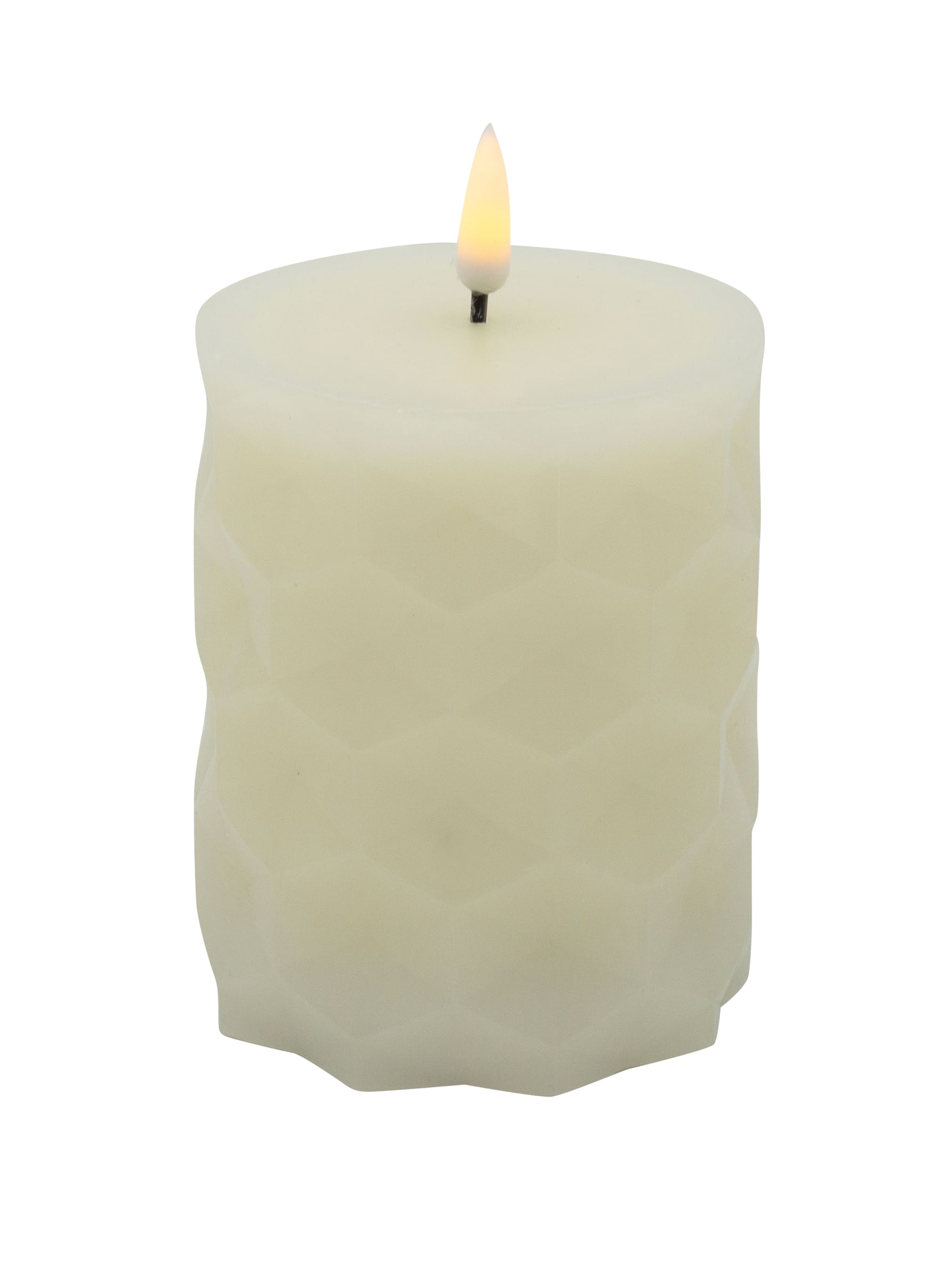 LED Wabenmuster cream smooth 8x10