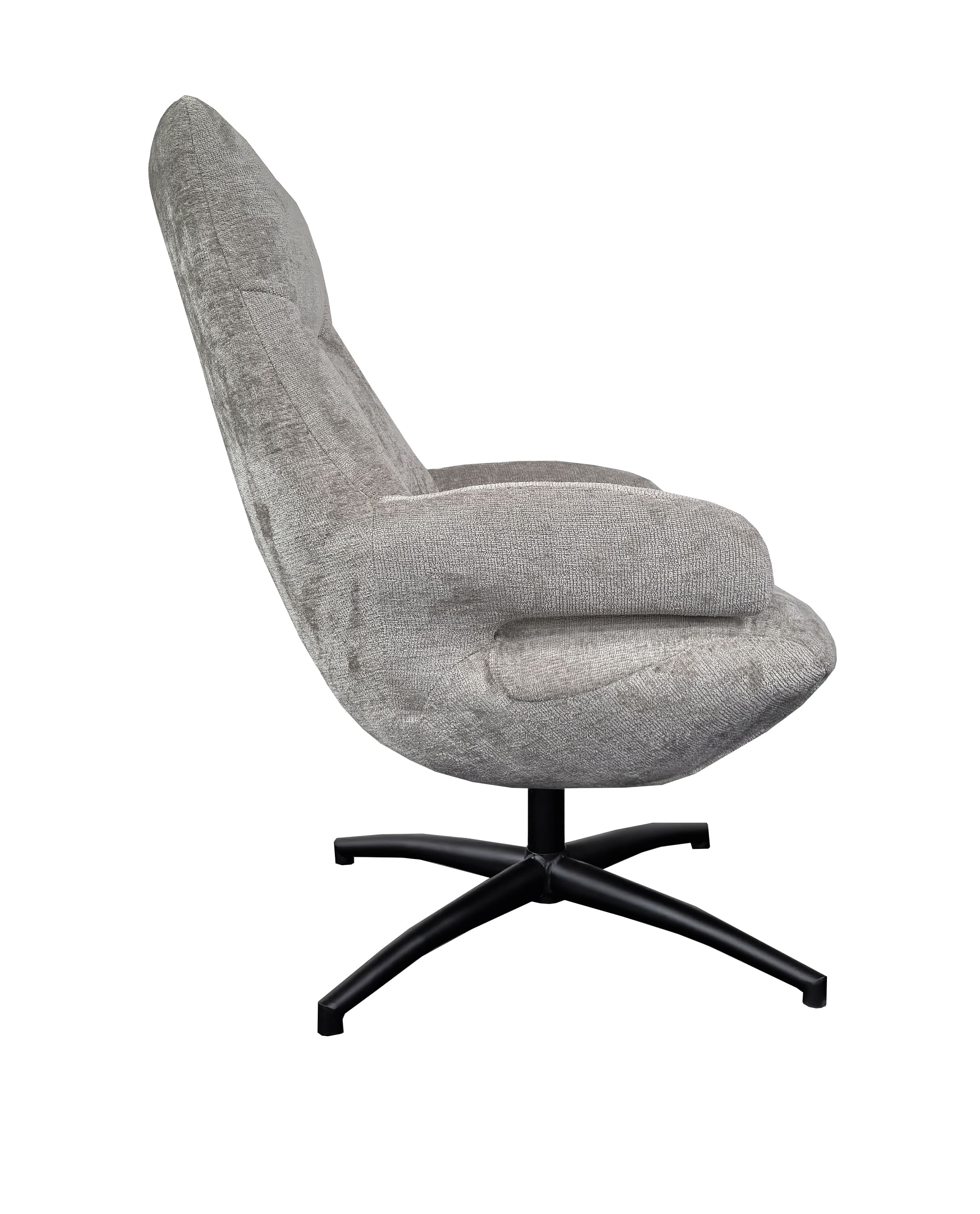 Sessel Wyatt Bezug Webstoff beige