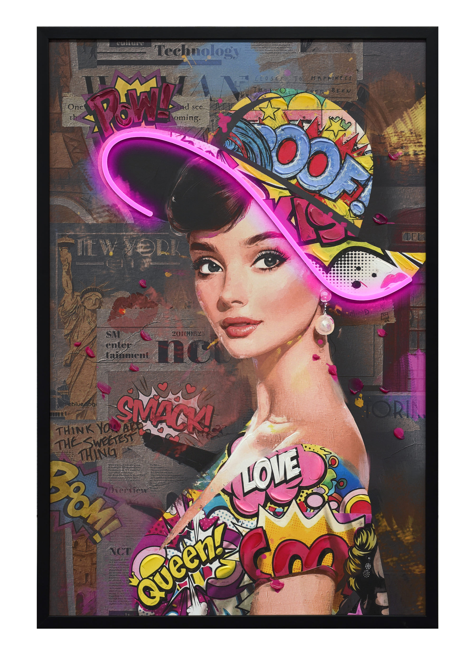 Bild LED Audrey 60x90cm