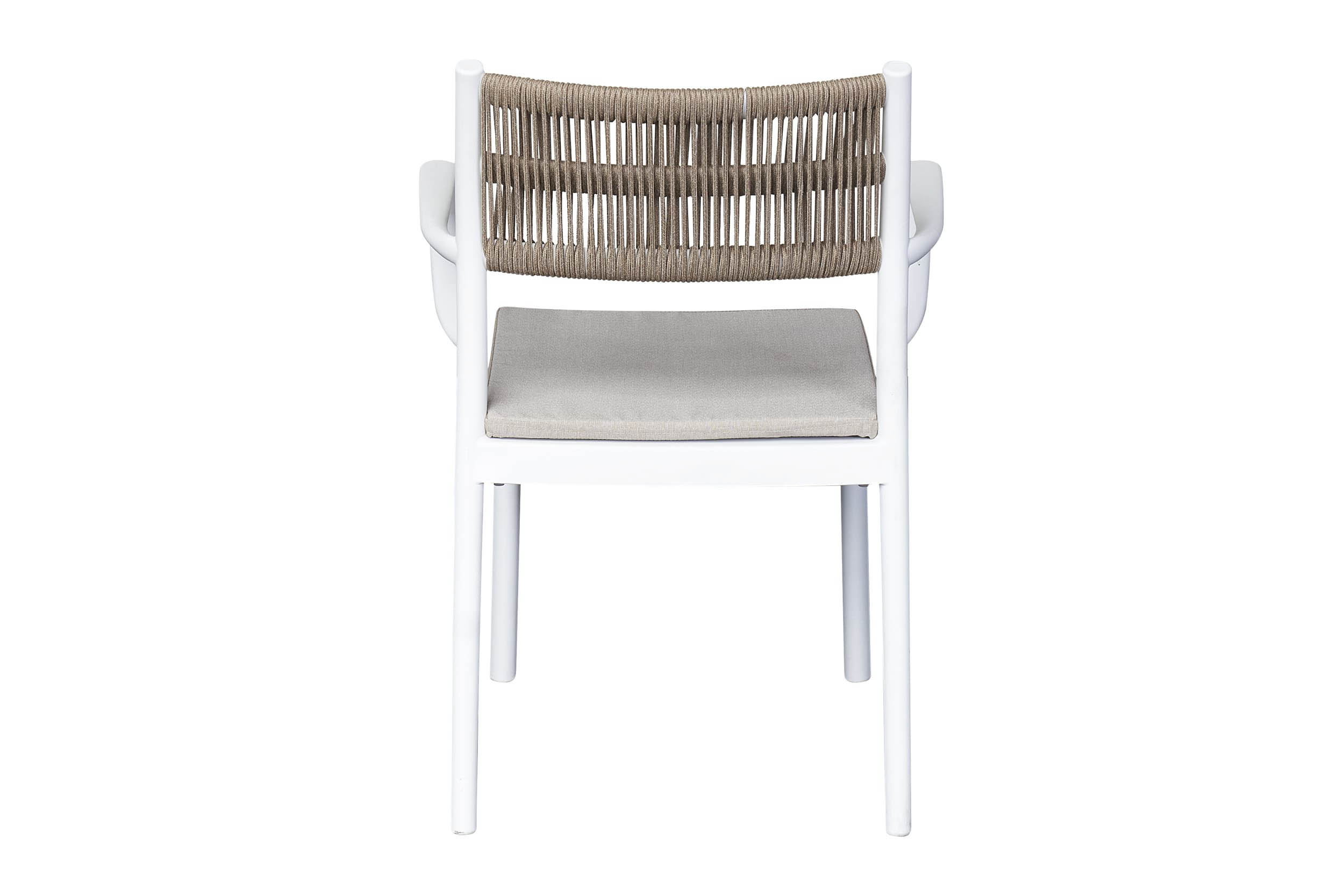 Stapelstuhl "Vona" rope natur, PP weiß