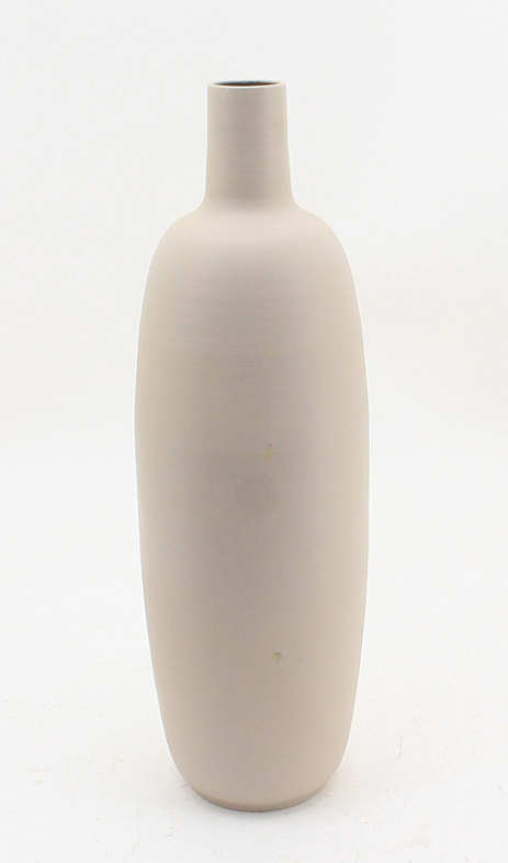 Vase oval beige Modell 60,5