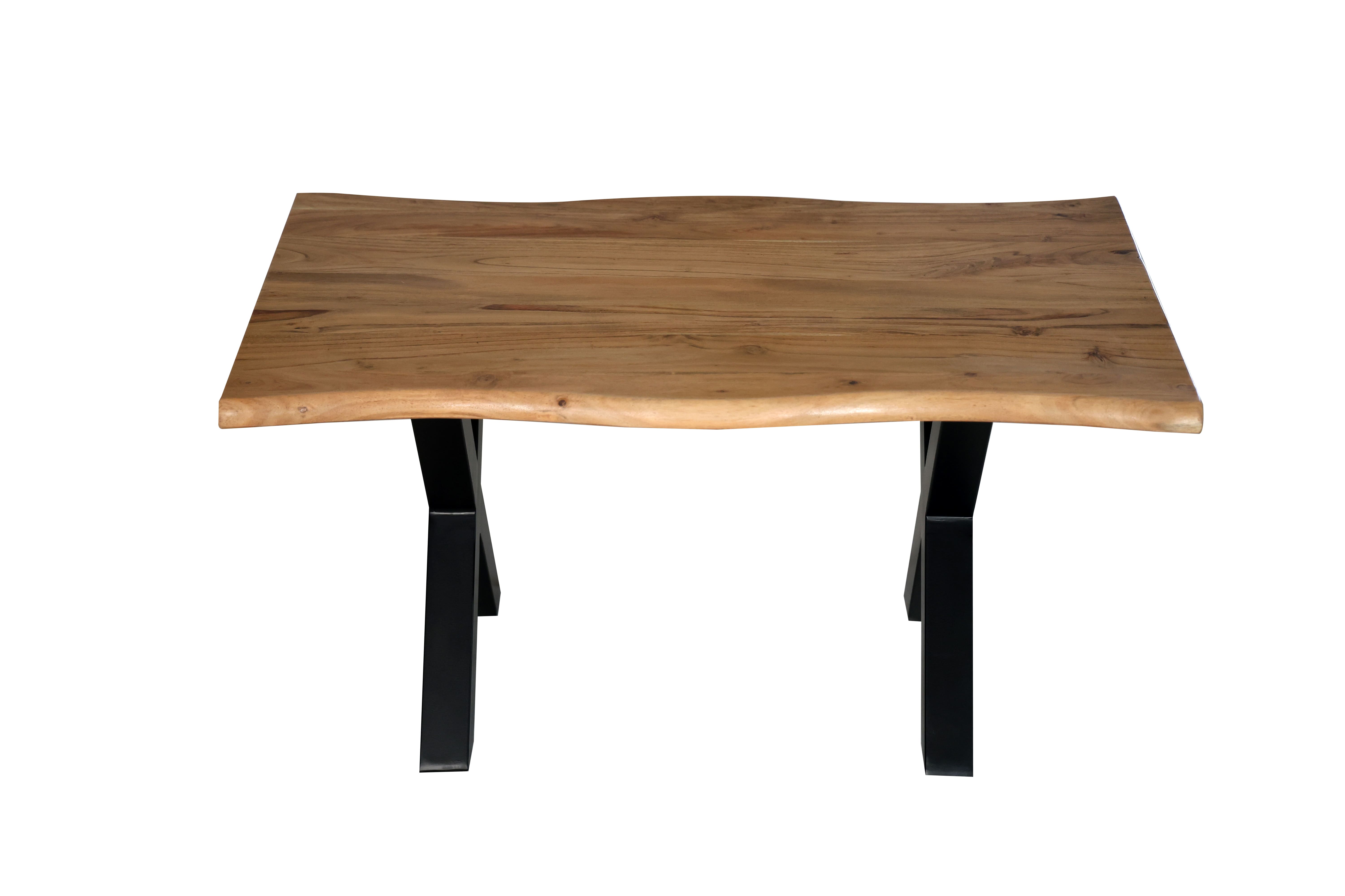 Couchtisch Lund X-Beinen, 60×90×45