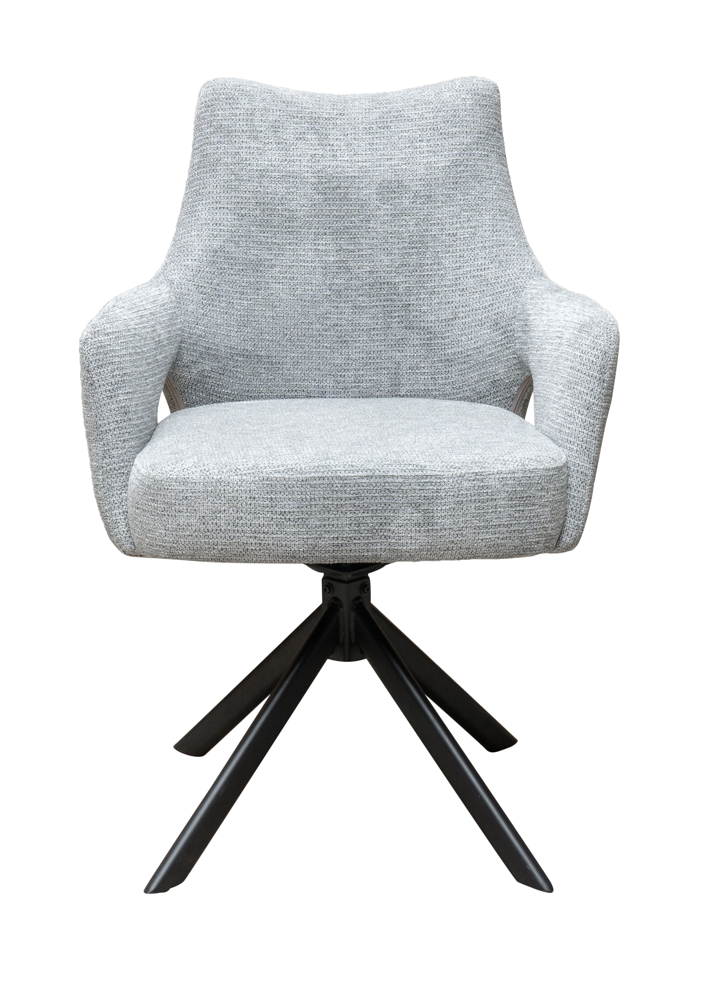 Drehstuhl Livrono Webstoff grau 62x60x85cm