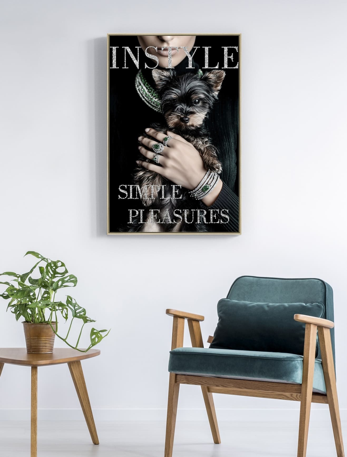Mural Frame Simple Pleasures 60x90cm