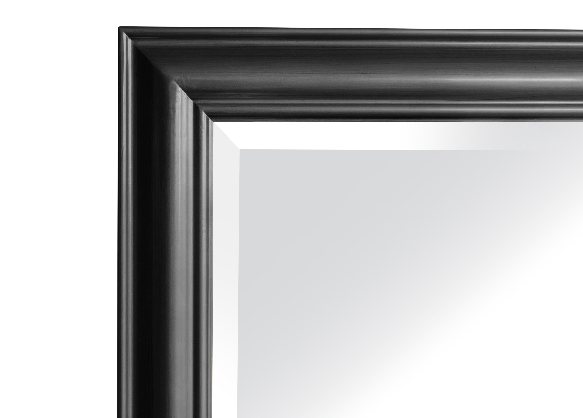 Wandspiege schlicht schwarz 80x180cm