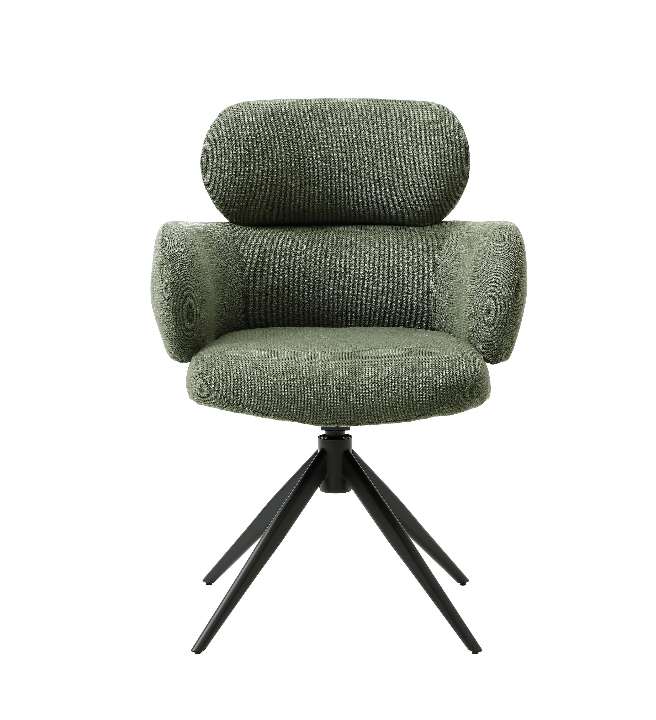 Drehstuhl Soma Webstoff grün 62x65x88cm
