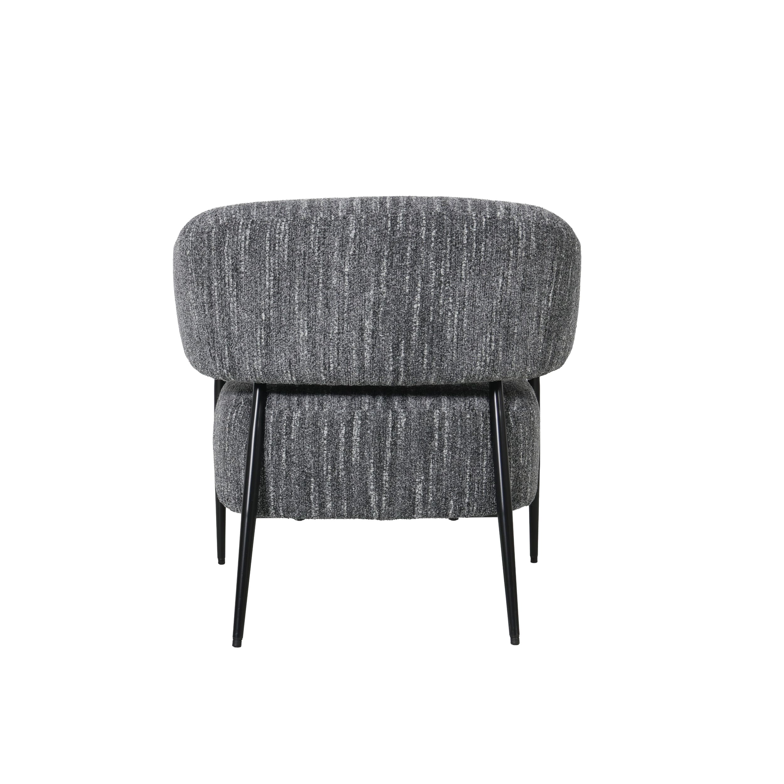 Sessel Soho Bezug Webstoff grau meliert