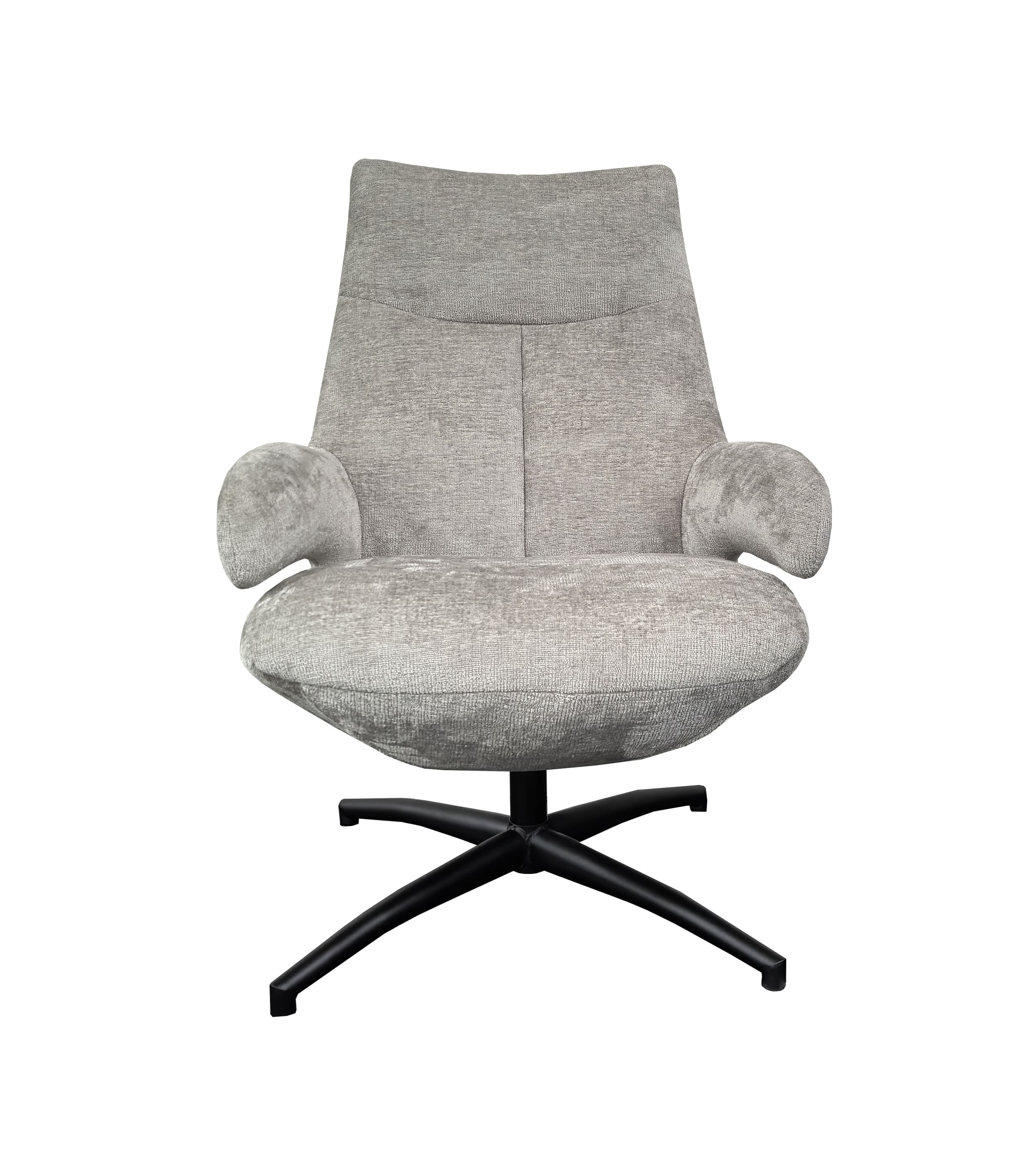 Sessel Wyatt Bezug Webstoff beige