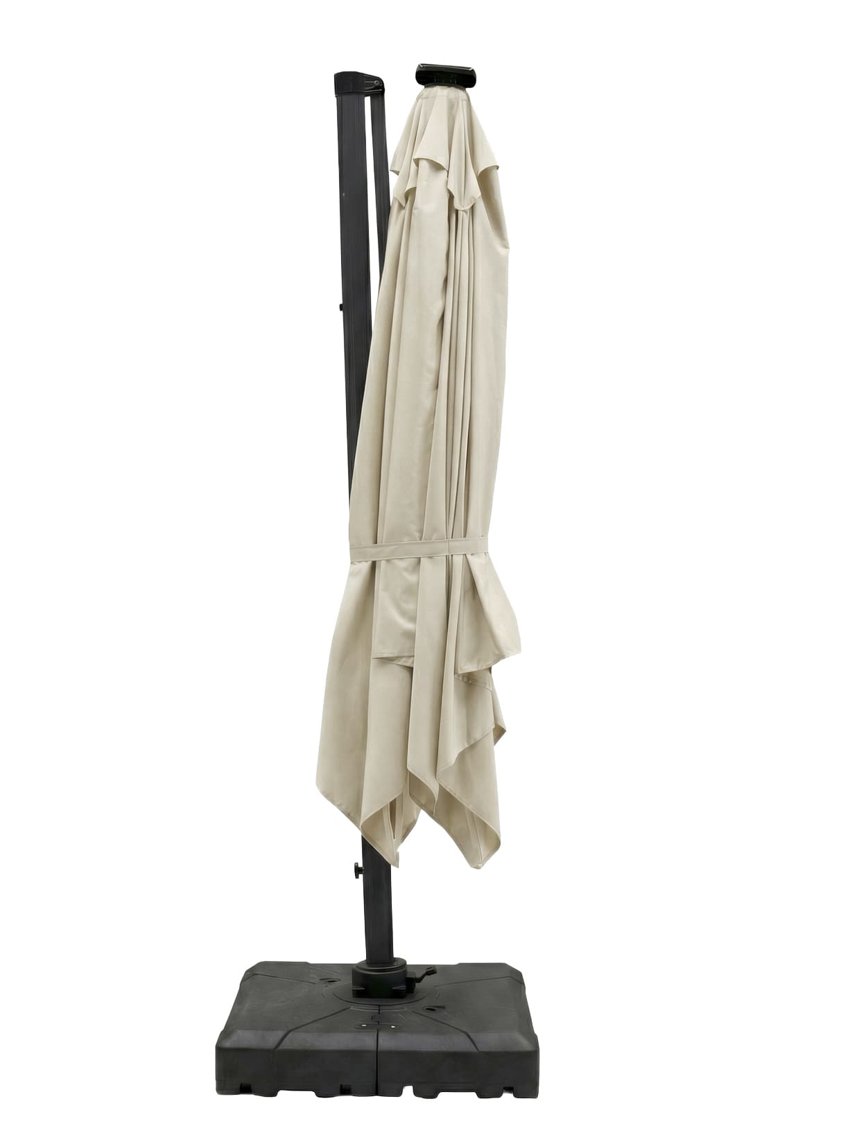 Ampelschirm "Salern, 300cm, beige  solar