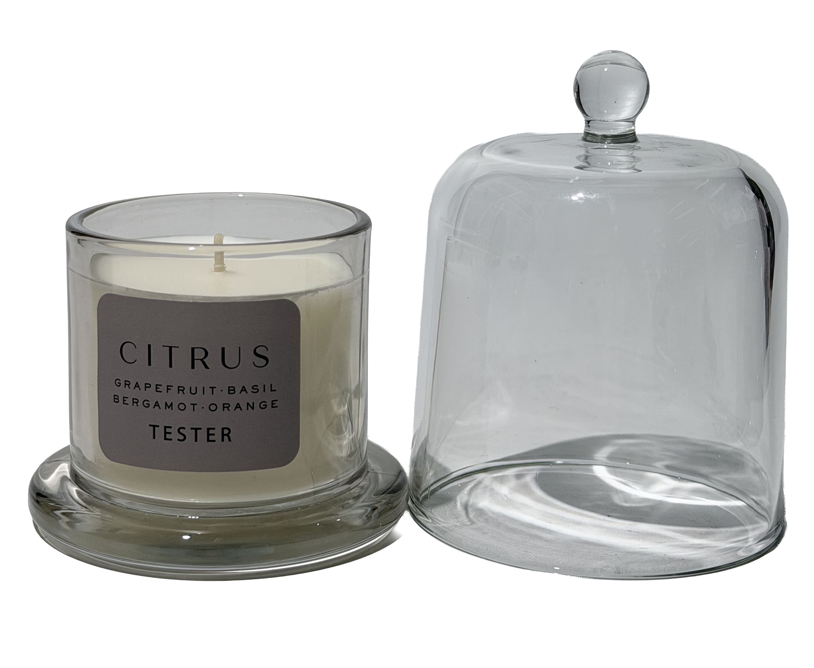 Caspiance - TESTER "Citrus" Duftkerze im Glasflakon
Kopfnote: Zitrone, Zitrus,